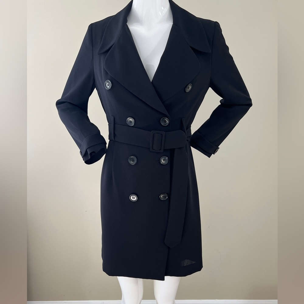 Laundry by Shelli Size 4P Black belted Blazer Dress
